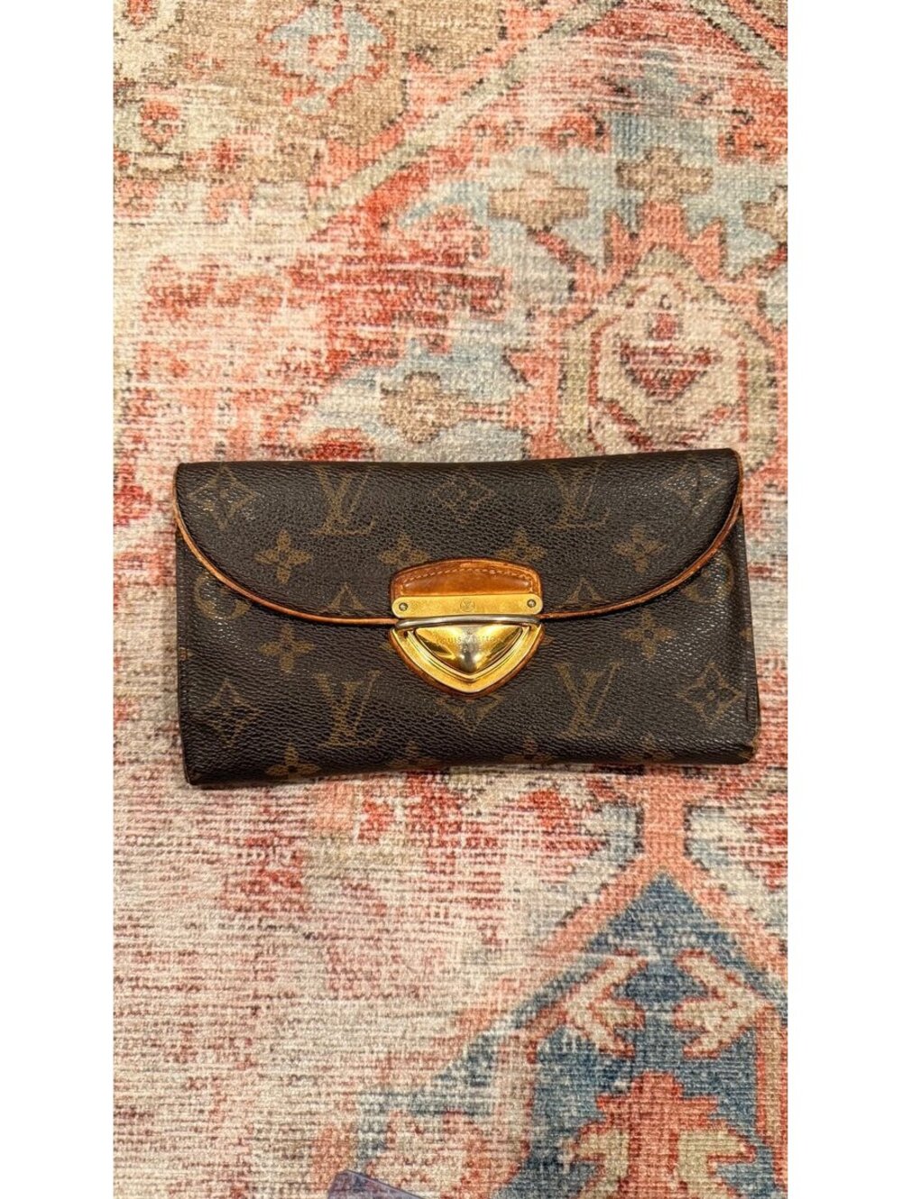 LOUIS VUITTON Portefeuille Eugenie Monogram Wallet with COA